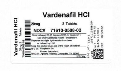 Bottle Label 20 mg (71610 0508 02)