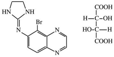 Brimonidine Tartrate Chemical Structure (Image 1)