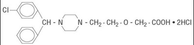 "image Description" (Cetirizine HCl Os Structure)