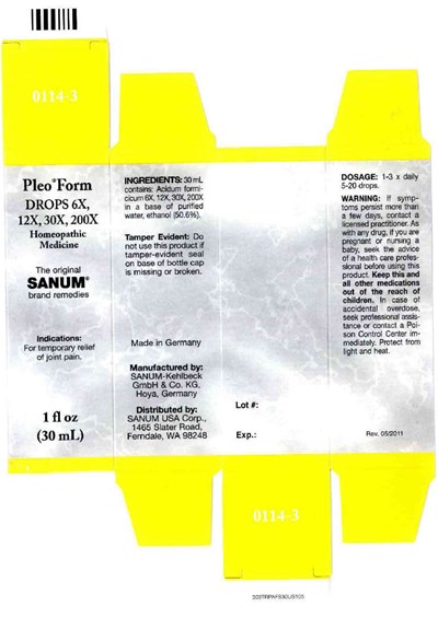 pleo-01.jpg Principal Display Panel - 30 mL Bottle Carton - pleo 01