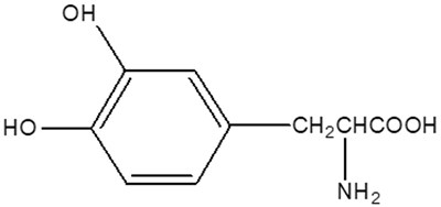 crexont-carbidopa-and-levodopa-extended-release-ca-2.jpg LD Structural Formula - crexont carbidopa and levodopa extended release ca 2