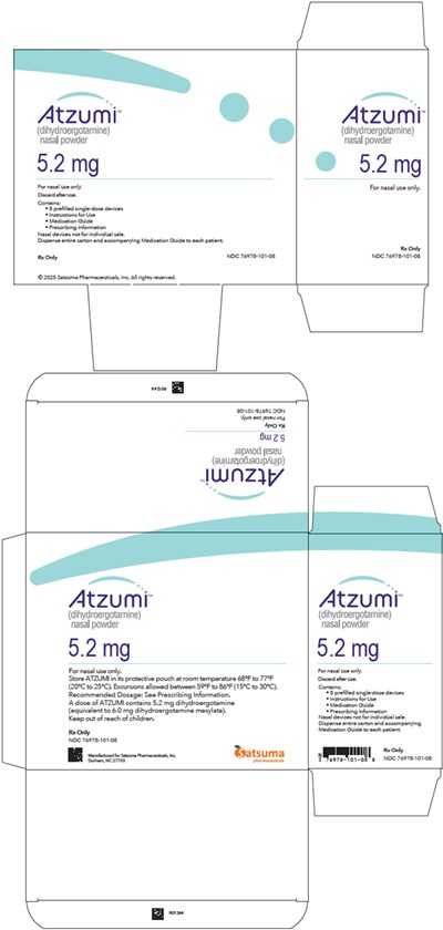 PRINCIPAL DISPLAY PANEL - 5.2 mg Bottle Carton - atzumi 22