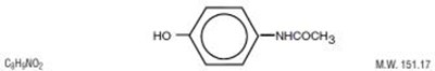 The Structural Formula Of Acetaminophen. (Butalbital Acetaminophen Caffeine Tablets 02)