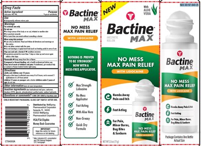 Ct84000a Bactine Max Roll-on Artwork (Bactine Max Lidocaine Roll On 1)