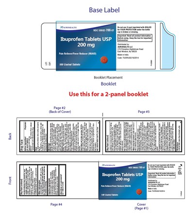 ibuprofen-round-fig1.jpg PACKAGE LABEL-PRINCIPAL DISPLAY PANEL - 200 mg (100 Tablet Bottle) - ibuprofen round fig1