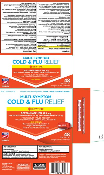 Acetaminophen 325 mg, Dextromethorphan Hbr 10 mg, Phenylephrine HCl 5 mg (Daytime Pe Softgels Pat 1)