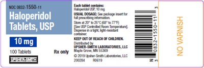 haloperidol-06.jpg PRINCIPAL DISPLAY PANEL - 10 mg Tablet Bottle Label - haloperidol 06