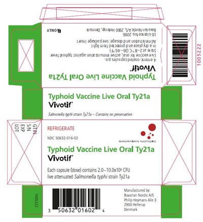 Typhoid Vaccine Live Oral Ty21a Vivotif Carton Label (Image 02)