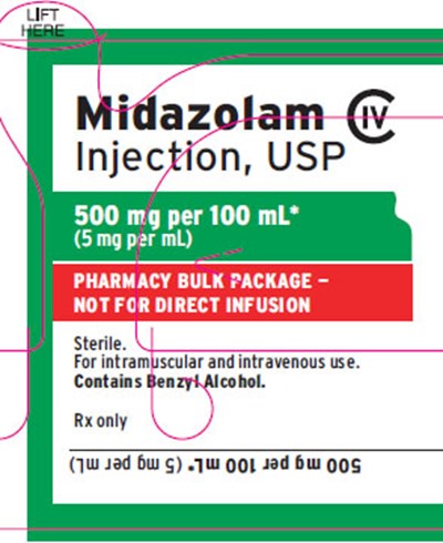 vial - midazolam vlbl