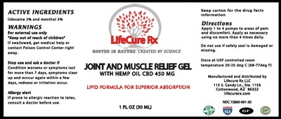 450-1.jpg JOINT AND MUSCLE RELIEF GEL - 450 1