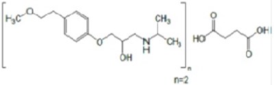 metoprololsuccinatestructure - metoprololsuccinatestructure