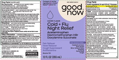 Acetaminophen 650 mg, Dextromethorphan Hbr 30 mg, Dextromethorphan Hbr 30 mg Doxylamine Succinate 12.5 mg (Nighttime Cold Flu Cherry Liquid 1)