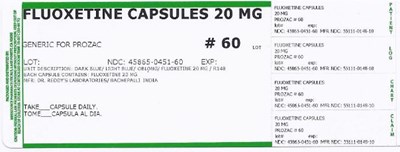 Bottle Of 60 (Fluoxetine 20mg 2)