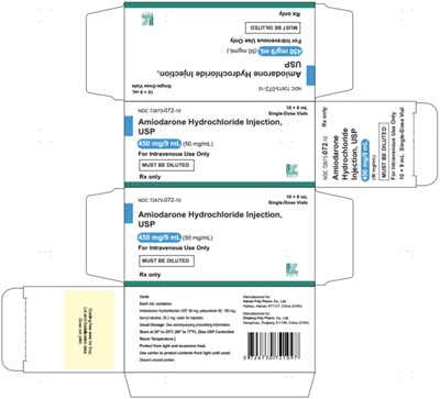Amiodarone Hydrochloride Injection Usp, 450 mg/9 mL Carton Label (Image 2)