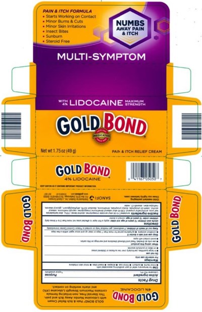 gold-bond-medicated-pain-and-itch-relief-01.jpg PRINCIPAL DISPLAY PANELGoldBondPain & Itch Relief CreamNet Wt 1.75 oz (49g) - gold bond medicated pain and itch relief 01