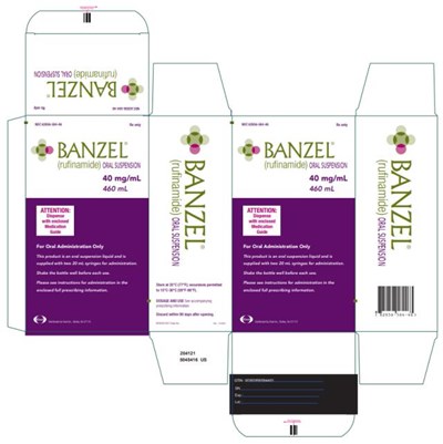 Principal Display Panelndc 62856-583-52banzel®(rufinamide) Tablets400 mg120 Tablets (Banzel 11)