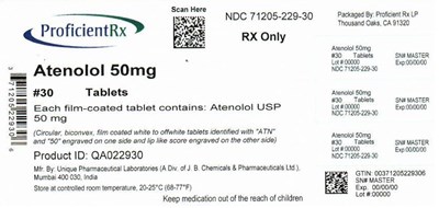 71205-229-30 (Atenolol Tablets Usp 50mg 100ct)
