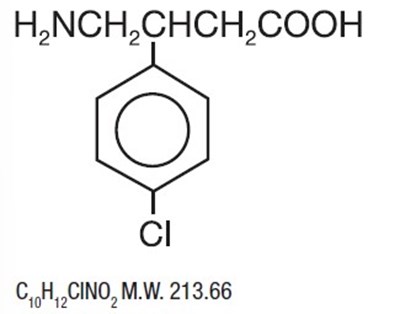 bacl-struct.jpg baclofen structure - bacl struct