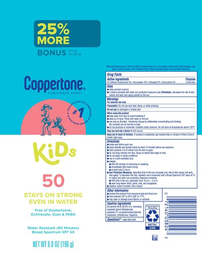 Kids Spray (Coppertone Kids Spray Spf50)