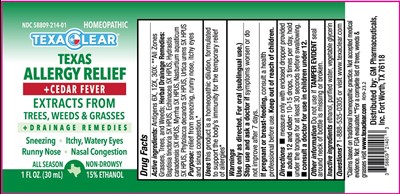 Texaclear Texas Allergy Relief + Cedar Fever 1 Oz (Txc Cedar 1oz)