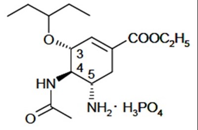 Structure - oseltamivir structure