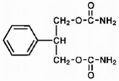 The Structural Formula Of Felbamate. (Felbamate Tablets 01)