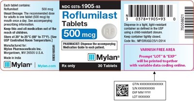 image-01.jpg Roflumilast Tablets 500 mcg Bottle Label - image 01
