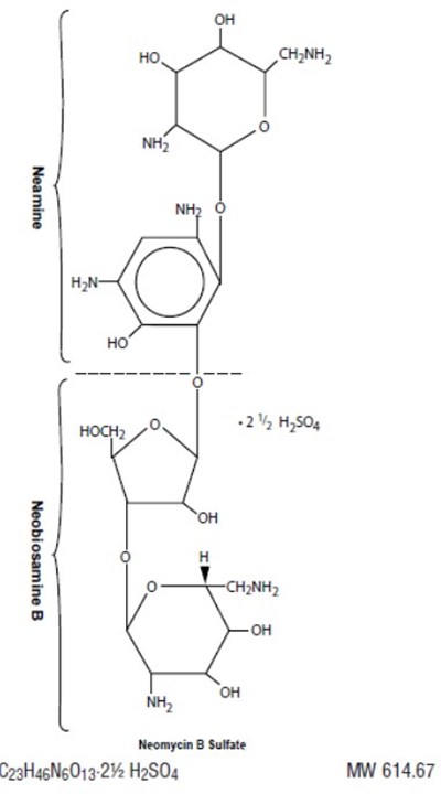 image description - neomycin sulphate structure