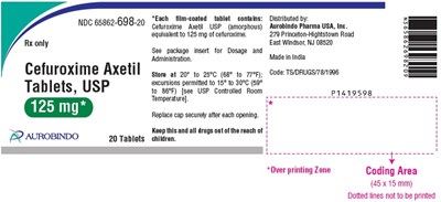 Package Label-principal Display Panel (125 mg (20 Tablets Bottle))