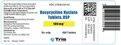 Principal Display Panel (100 mg Tablet Bottle Label)
