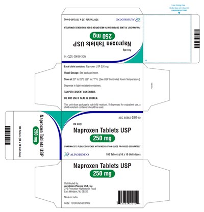 Package Label-principal Display Panel (250 mg Blister Carton (10 x 10 Unit-dose))