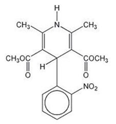 Nifedipine Chemical Structure (Nifedipine 01)