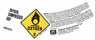 MedTech HP O2 SL Label - MedTech hp o2 sl