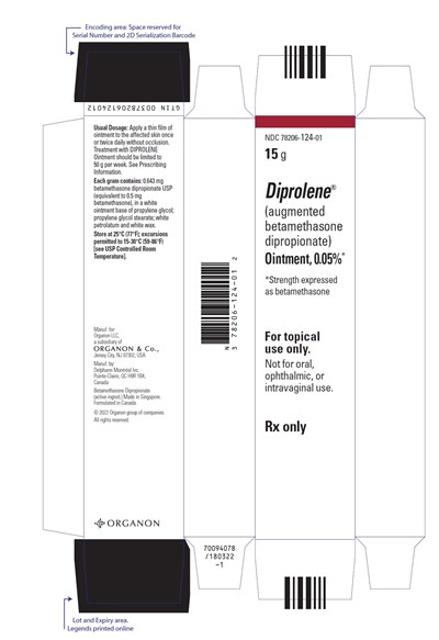 diprolene-ointment-02.jpg PRINCIPAL DISPLAY PANEL - 15 g Tube Box - diprolene ointment 02