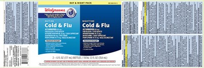 Acetaminophen 650 mg, Dextromethorphan Hbr 20 mg, Guaifenesin 400 mg, Phenylephrine HCl 10 mg, Acetaminophen 650 mg, Diphenhydramine HCl 25 mg, Phenylephrine HCl 10 mg (Mucus Relief All In One Day Night Cold Flu Max Str 1)