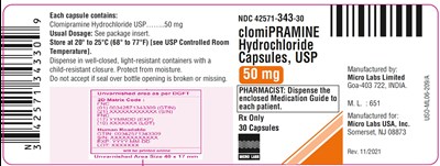 Clomipramine Lbl B