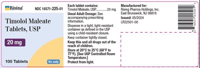 timolol-tabs-20mg.jpg image description - timolol tabs 20mg