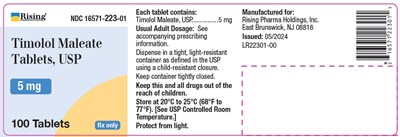 timolol-tabs-5mg.jpg image description - timolol tabs 5mg