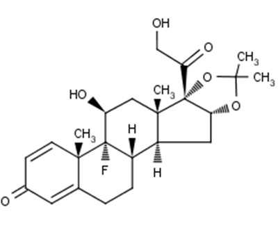Image triamcinolone acetonide chemical structure - kenalog struct