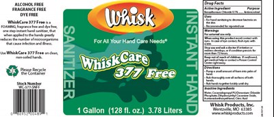 1 Gallon Product Label - 377Free1Gal