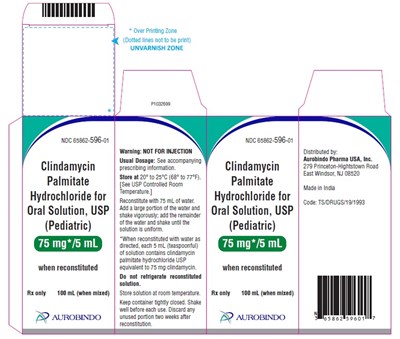 clindamycin-fig2.jpg PACKAGE LABEL-PRINCIPAL DISPLAY PANEL - 75 mg/5 mL Container Carton Label - clindamycin fig2