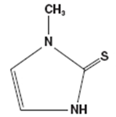 Methimazole Structural Formula - e65f5462 87b6 4c53 956d 491f86827b45 01