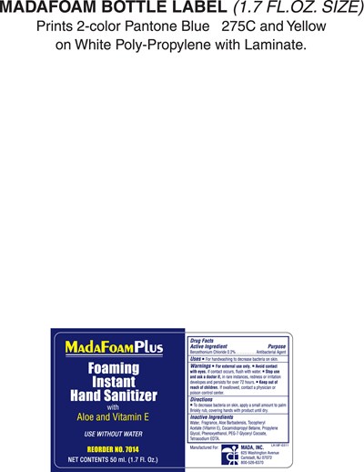 Mada Medical Foaming Ihs Label (Madafoam50mllabel)