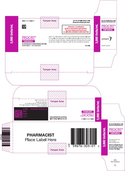 procrit-18.jpg Principal Display Panel - 3,000 Unit Vial Carton - procrit 18