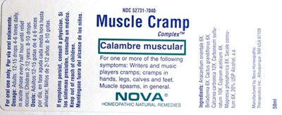 Muscle Cramp Complex Bottle (Nova Musclecramp Bottle)