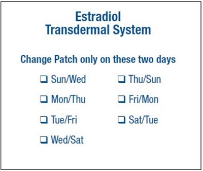 Estradiol Transdermal System (Calendar)