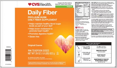 CVS Health Natural Daily Fiber Original Coarse 114 Teaspoons - 51572PVLR