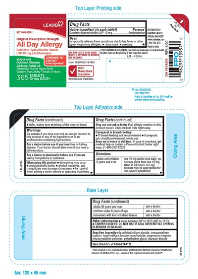 cetirizine-fig1.jpg PACKAGE LABEL-PRINCIPAL DISPLAY PANEL - 10 mg (14's Tablet Blister Pack Label) - cetirizine fig1
