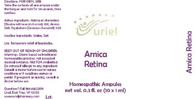 Arnicaretinaampules