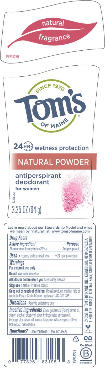 toms-01.jpg PRINCIPAL DISPLAY PANEL - 64 g Container Label - toms 01